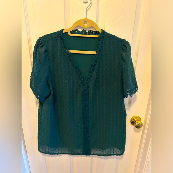 Women's V Neck Tunic Tops - Picture 2 of 3